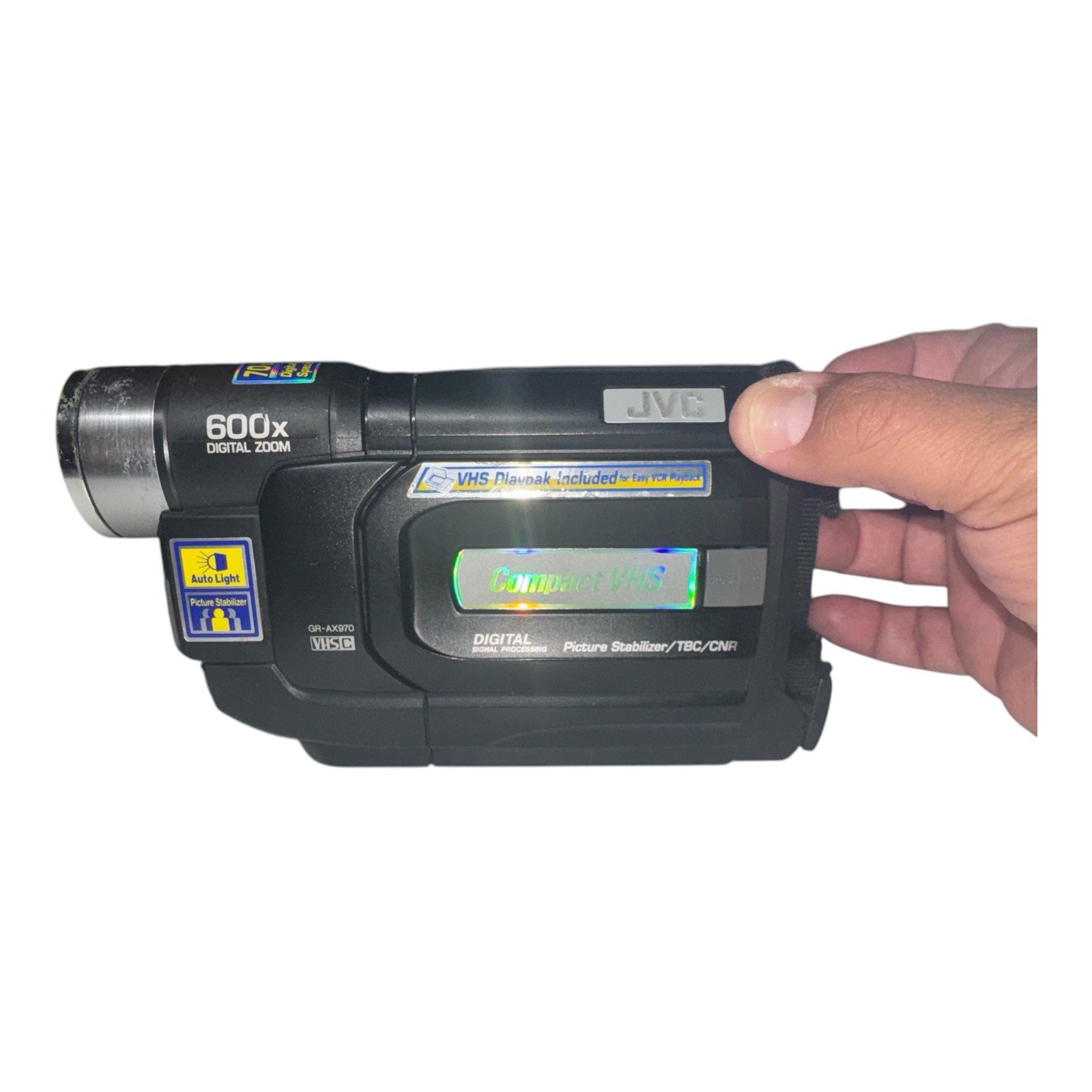🔥 JVC GR-AX970U Compact VHS Camcorder 600x Zoom For Parts Repair Door Stuck 🔥