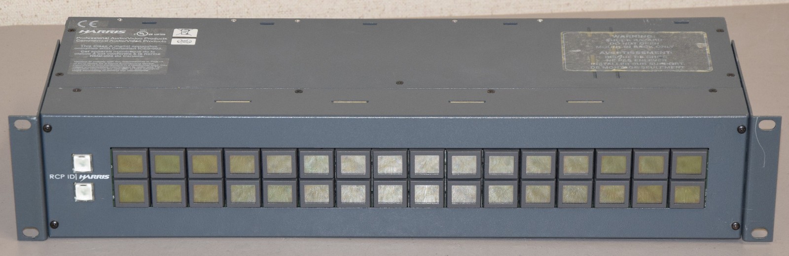 Leitch Harris RCP-32X1IDE Programmable LCD Button Remote Control Panel