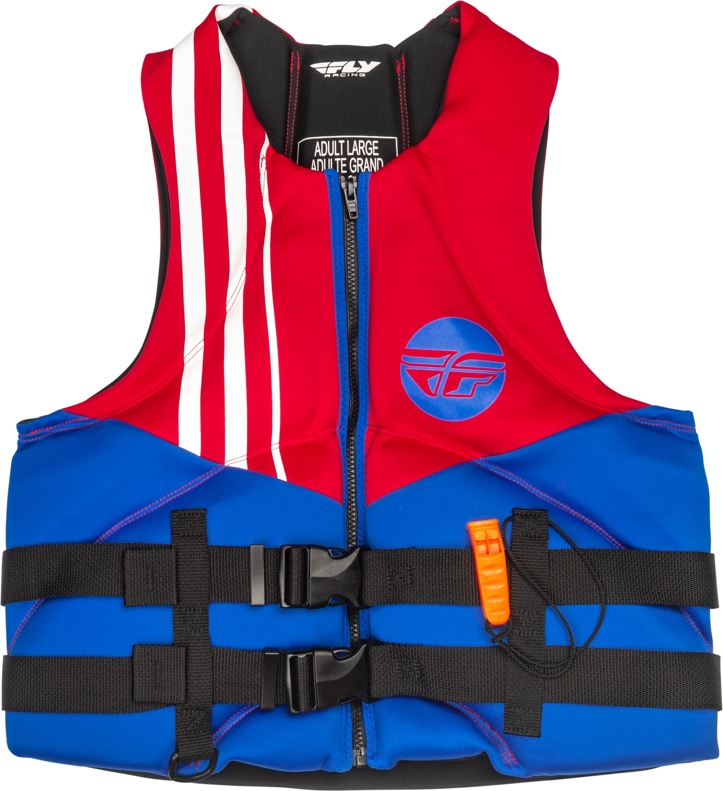 Fly Racing 221-30402M Neoprene Floatation Vest Md Red/White/Blue