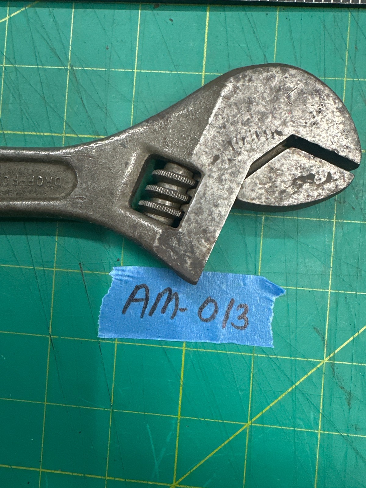Vintage 12" Long J.H.Willams & Co. Drop Forged SuperJustable Wrench Patd In USA