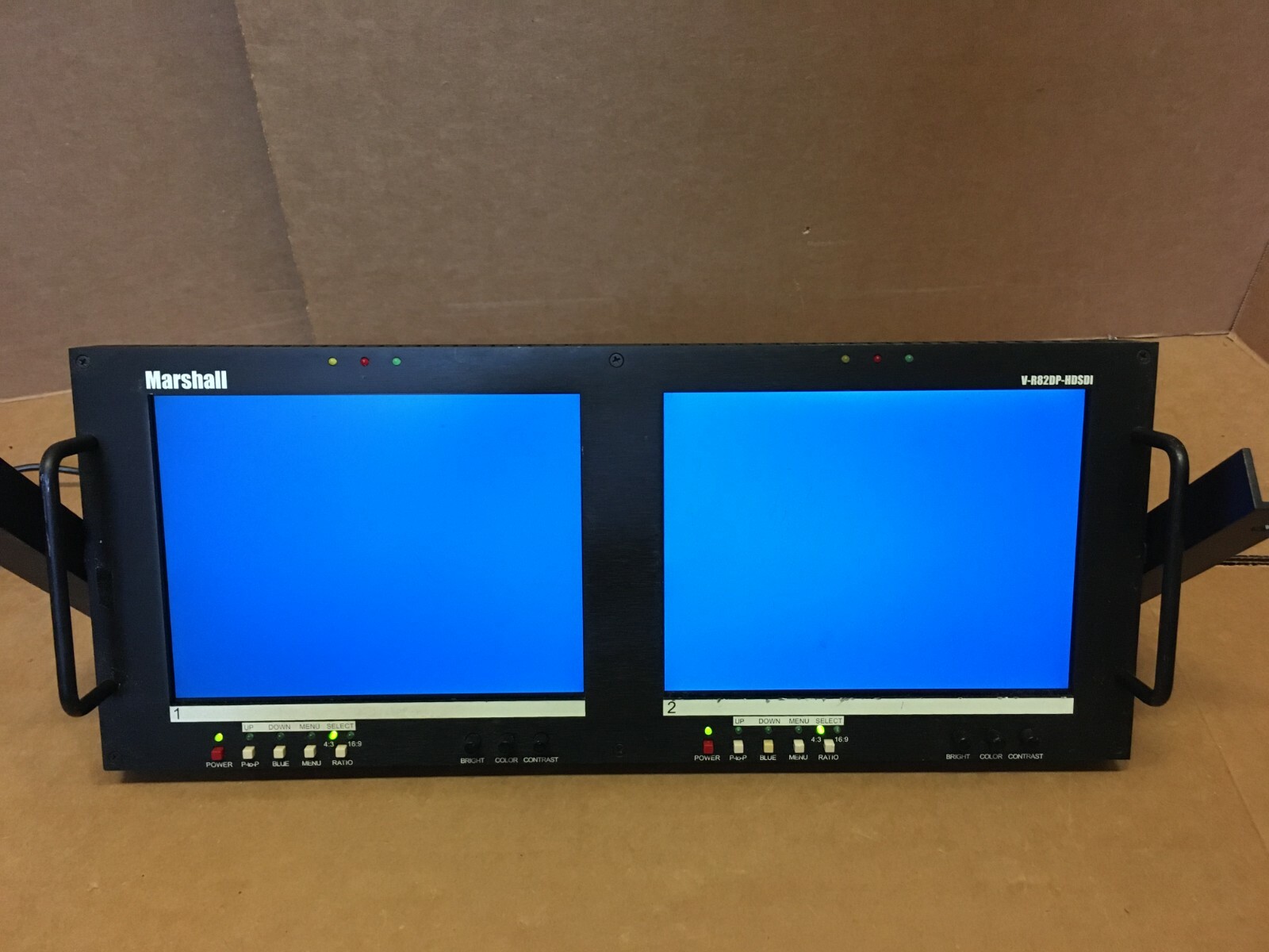 Marshall V-R82DP-HDSDI Dual Professional 8.4"LCD Screen Monitors Rack Mountable