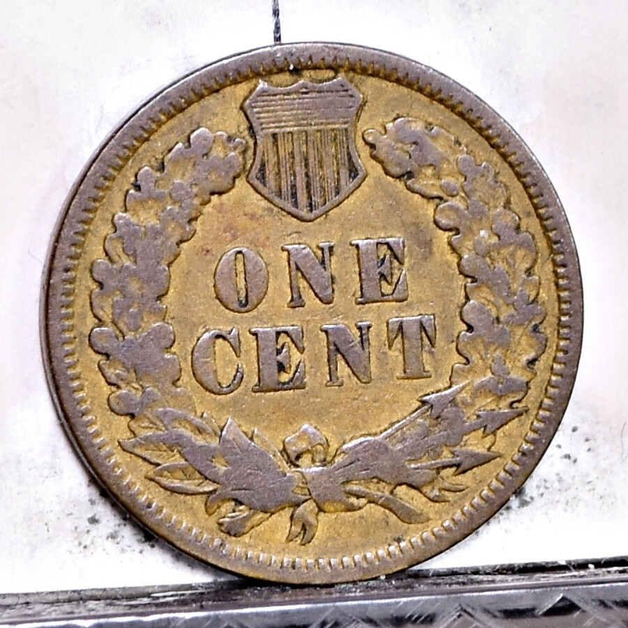 1879 Indian Cent - V Ch VF (#58967-L)
