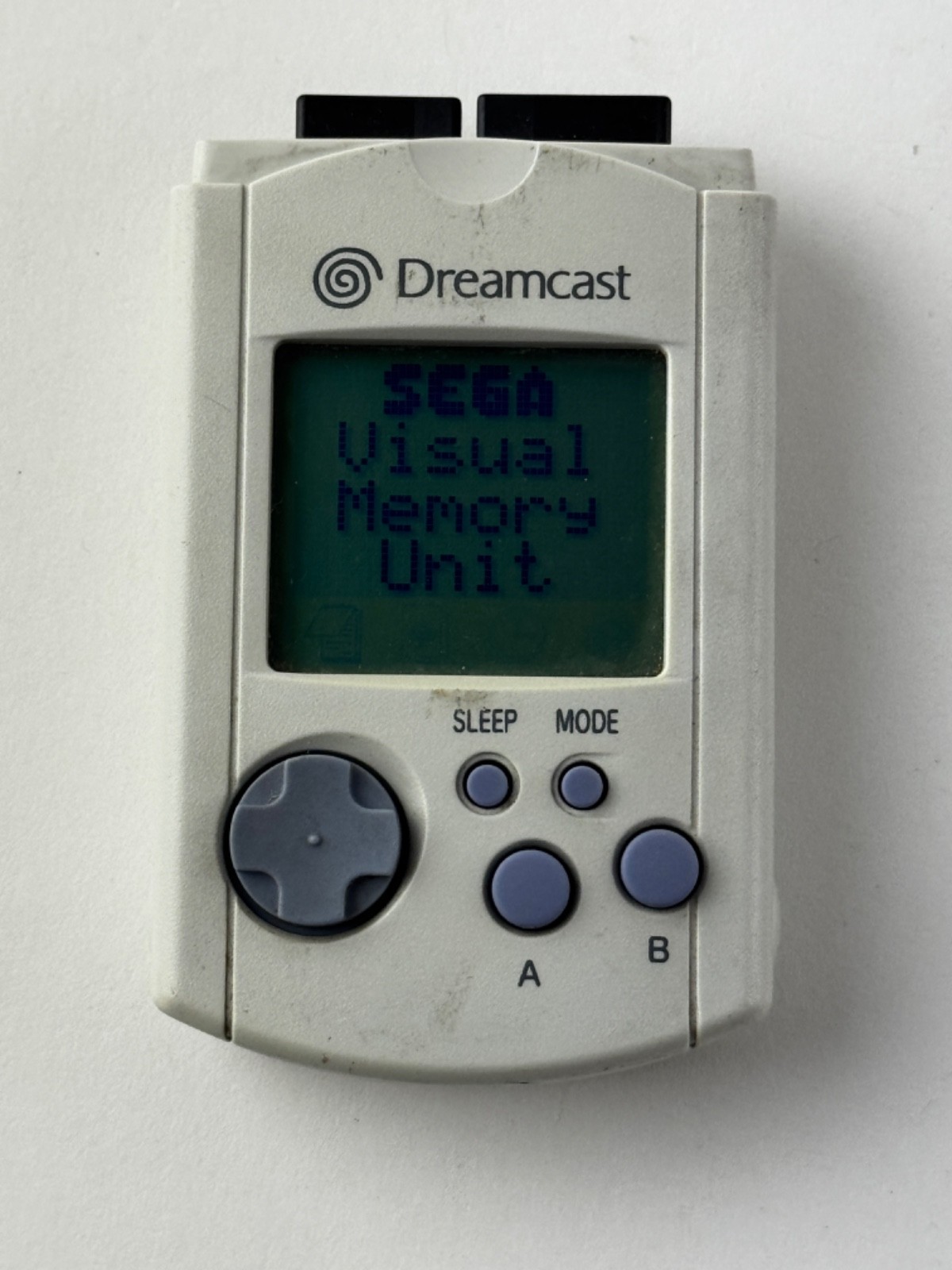 Official Sega Dreamcast VMU Visual Memory Unit White HKT-7000 *New Batteries*