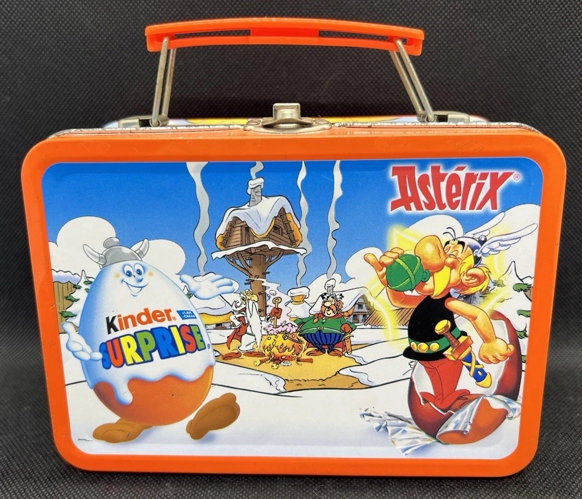 Asterix Kinder Surprise Ferrero 2003 Mini Tin (lunch) Box