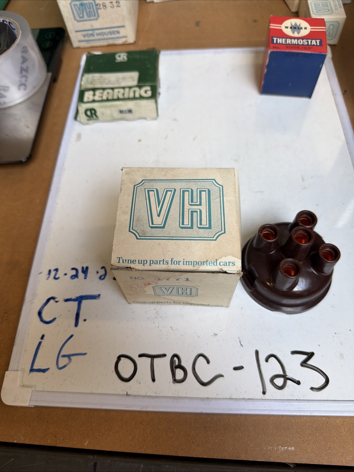 (1) NOS 4771 Von Housen Distributor Cap, Genuine VH, Vintage, Obsolete