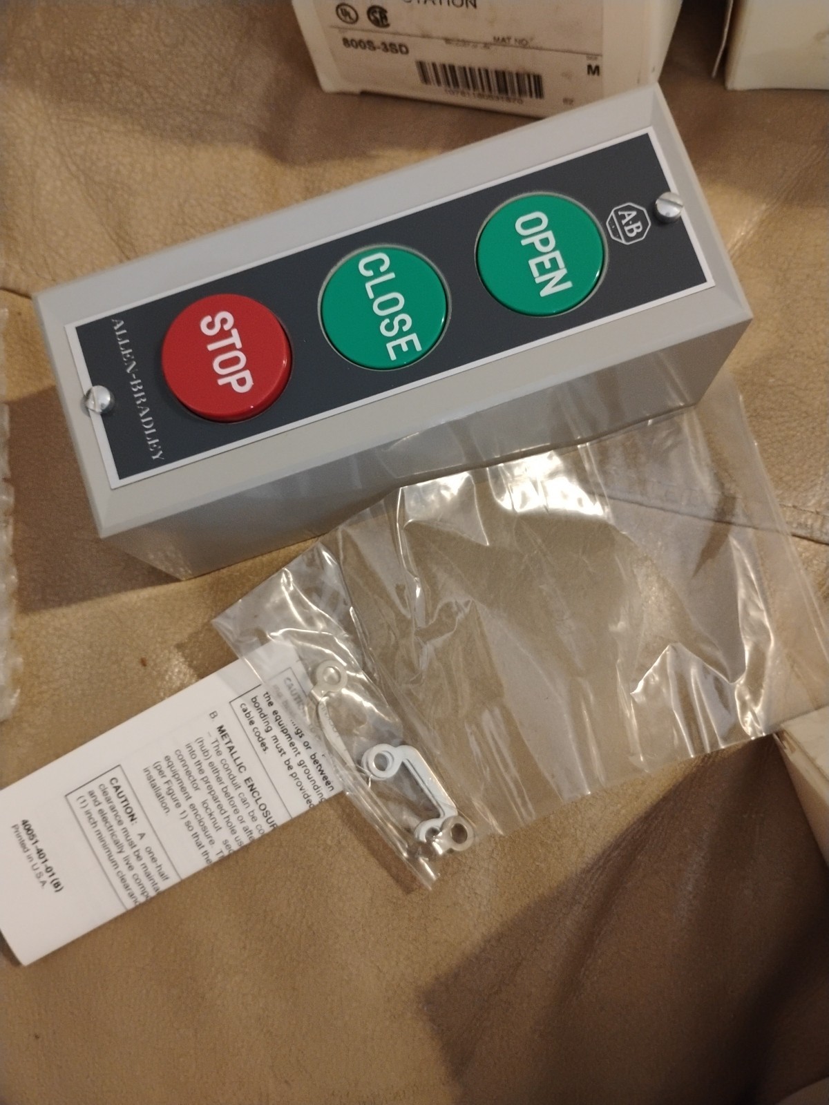 800S-3SD PUSH BUTTON STATION ALLEN BRADLEY New