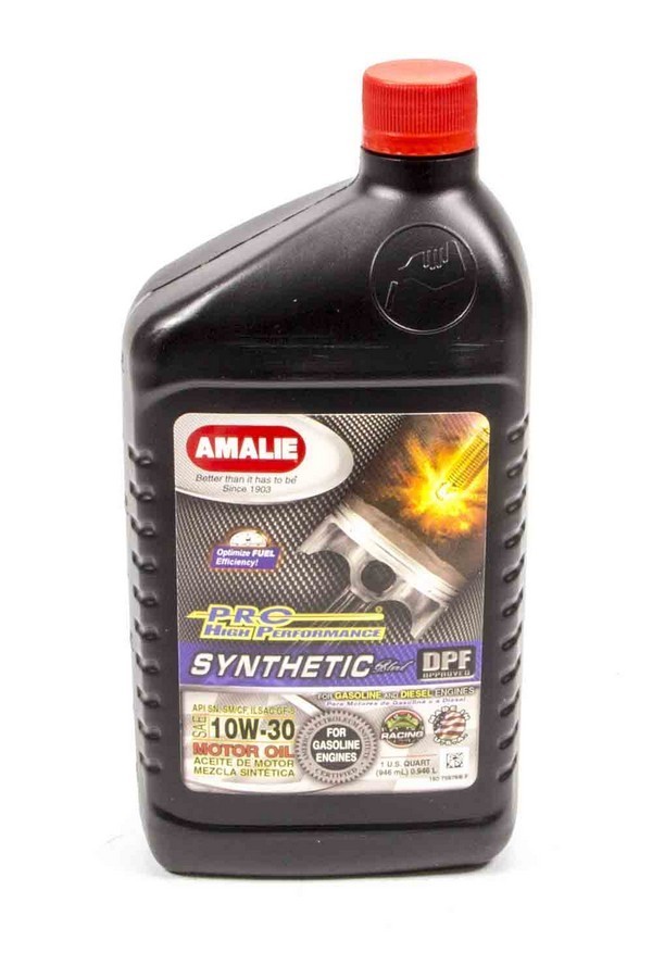 Amalie Motor Oil - Pro High Performance - 10W30 - Semi-Synthetic - 1 qt - Each