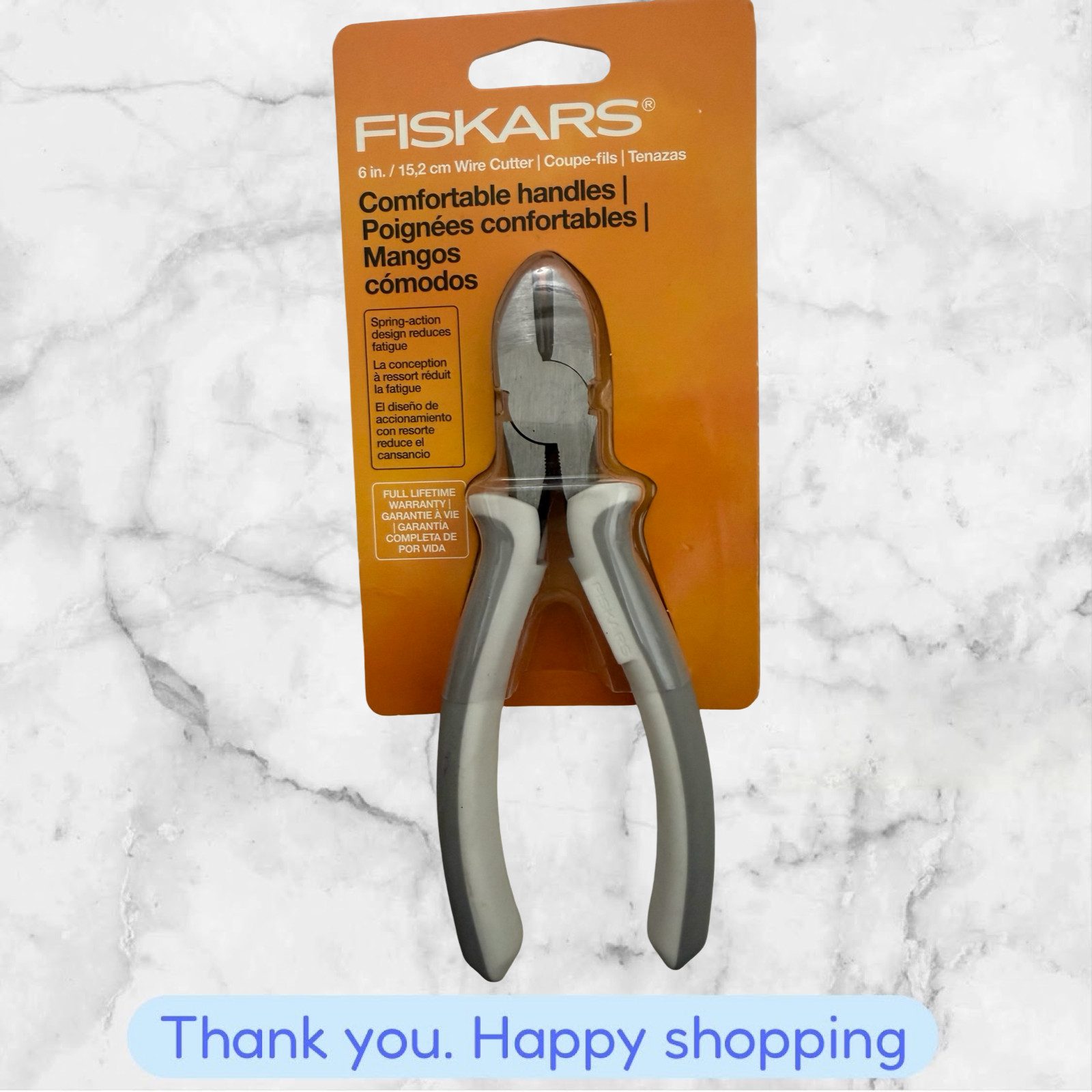 FISKARS 6” PRECISION WIRE CUTTER COMFORTABLE HANDLE-ARTS & CRAFTS NEW SHIPPING