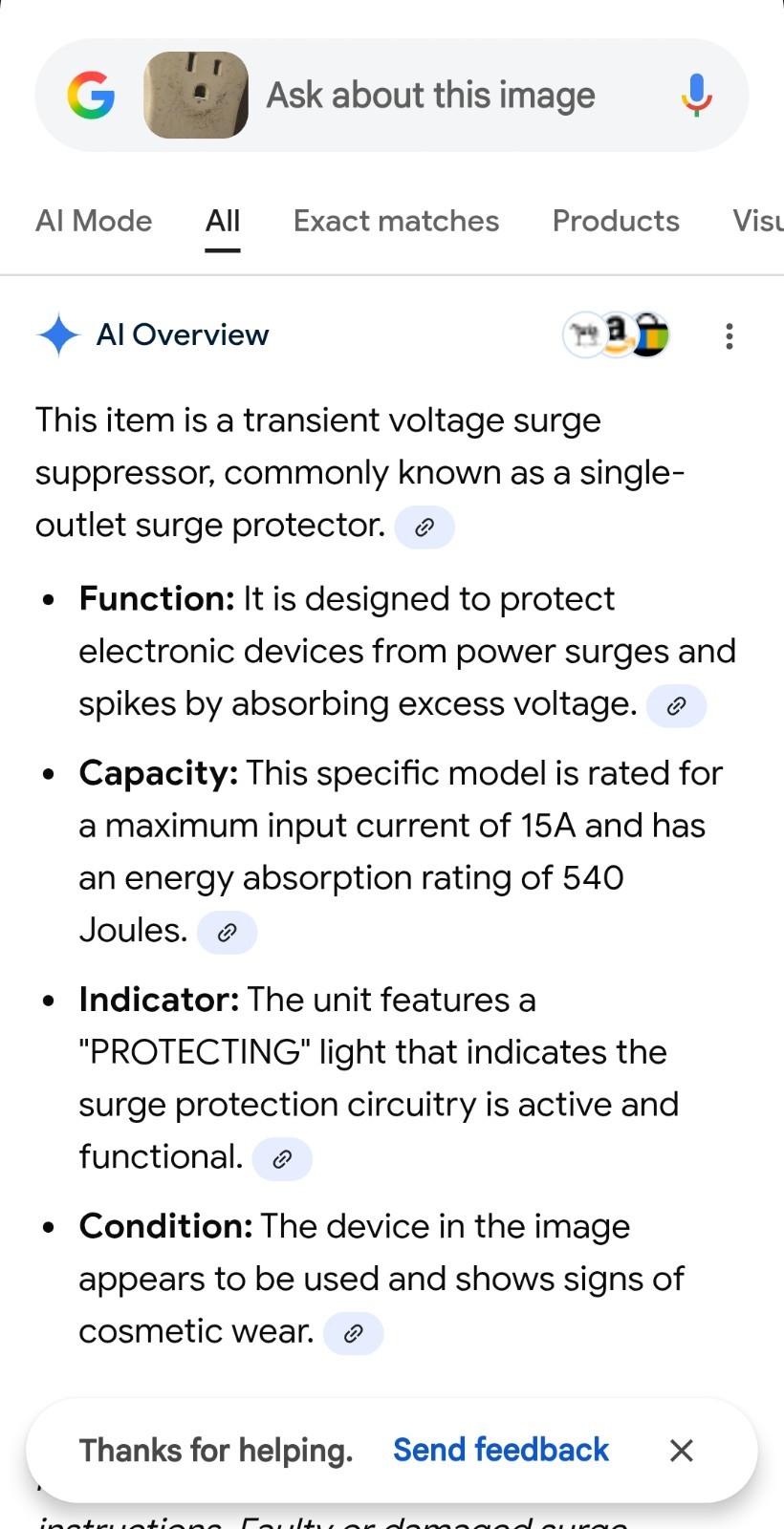 Transient Voltage Surge Suppressor