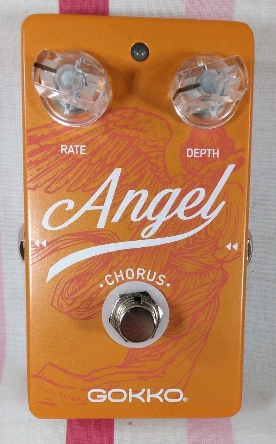 GOKKO Audio GK-23 " ANGEL " CHORUS PEDAL for Guitar. Pre-owned Very Good Cond.