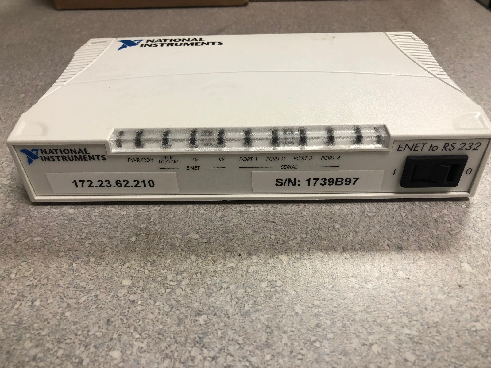 National Instruments 4-Port USB RS232 Serial Interface Device
