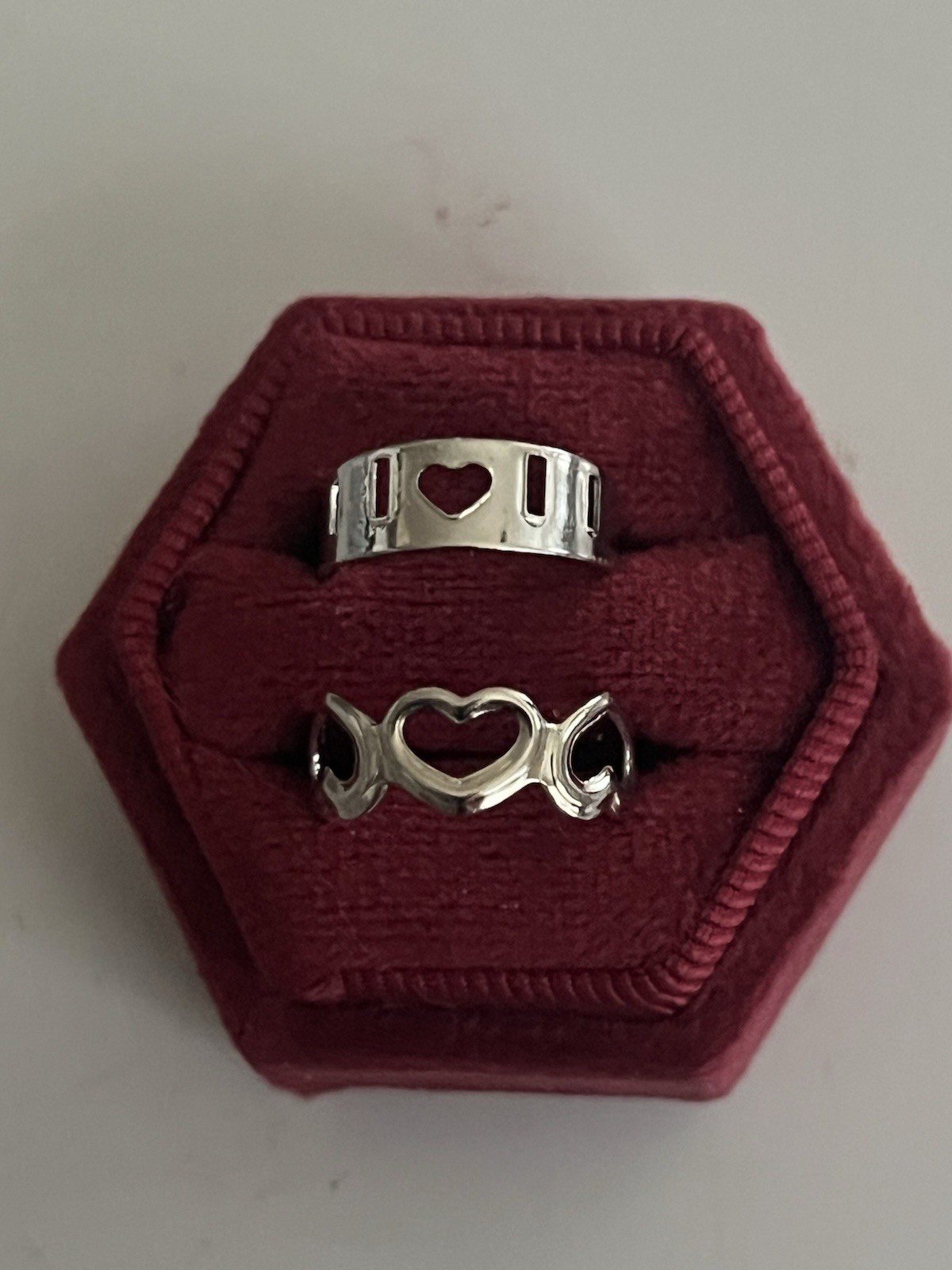 Stainless Steel Silver (2) Pack Toe Rings NWT