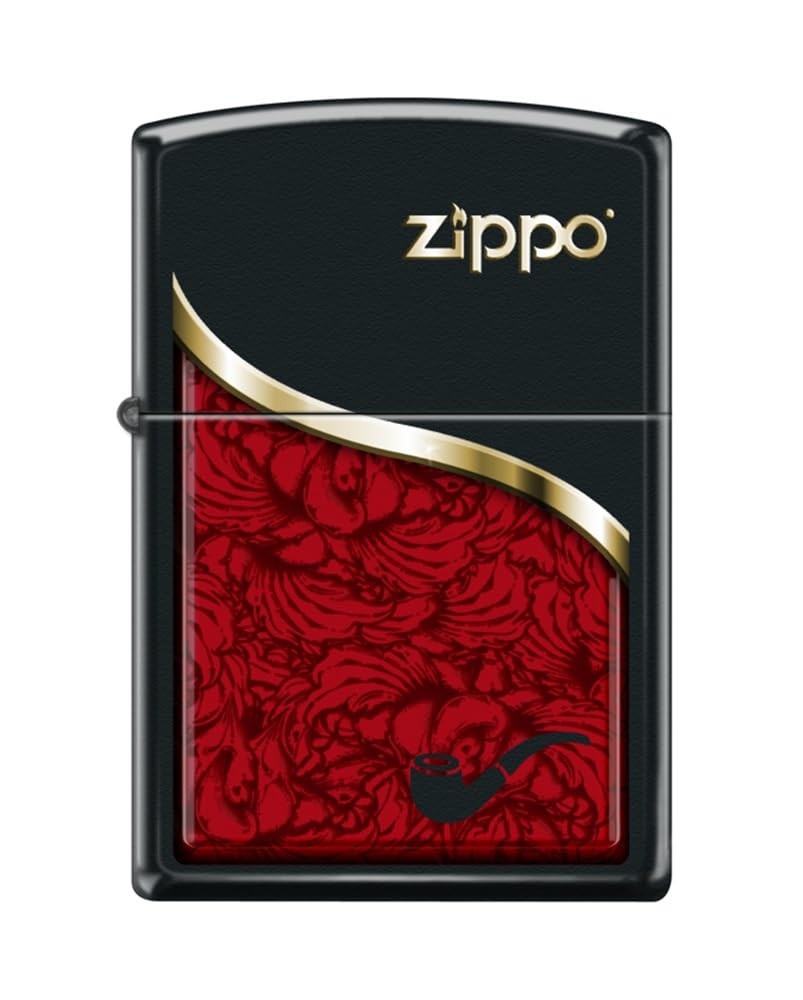 Zippo Lighter - Personalized Custom Message Engrave Red Venetian Z5549