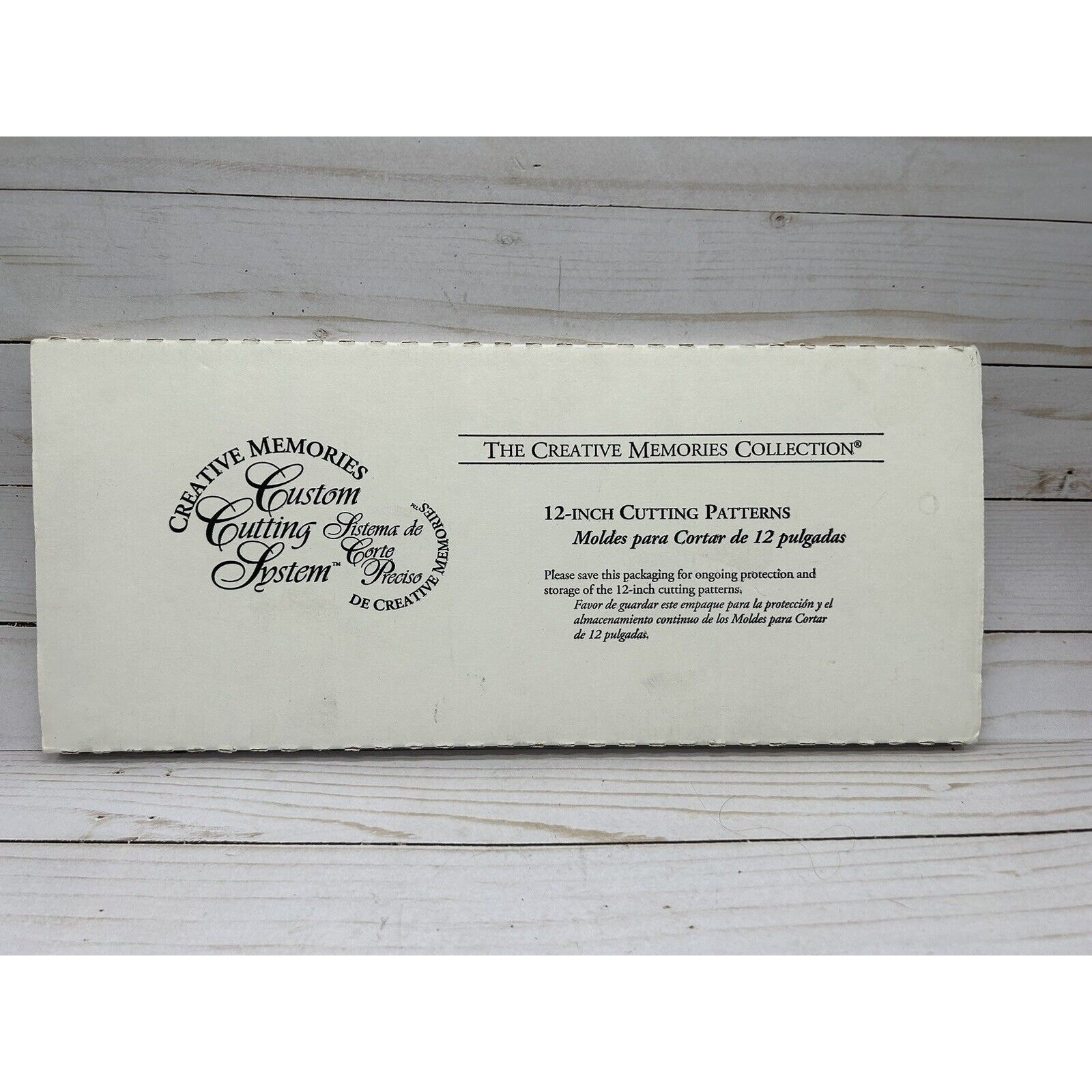 Creative Memories 12" Cutting Patterns for use with CM Cutting System NIP