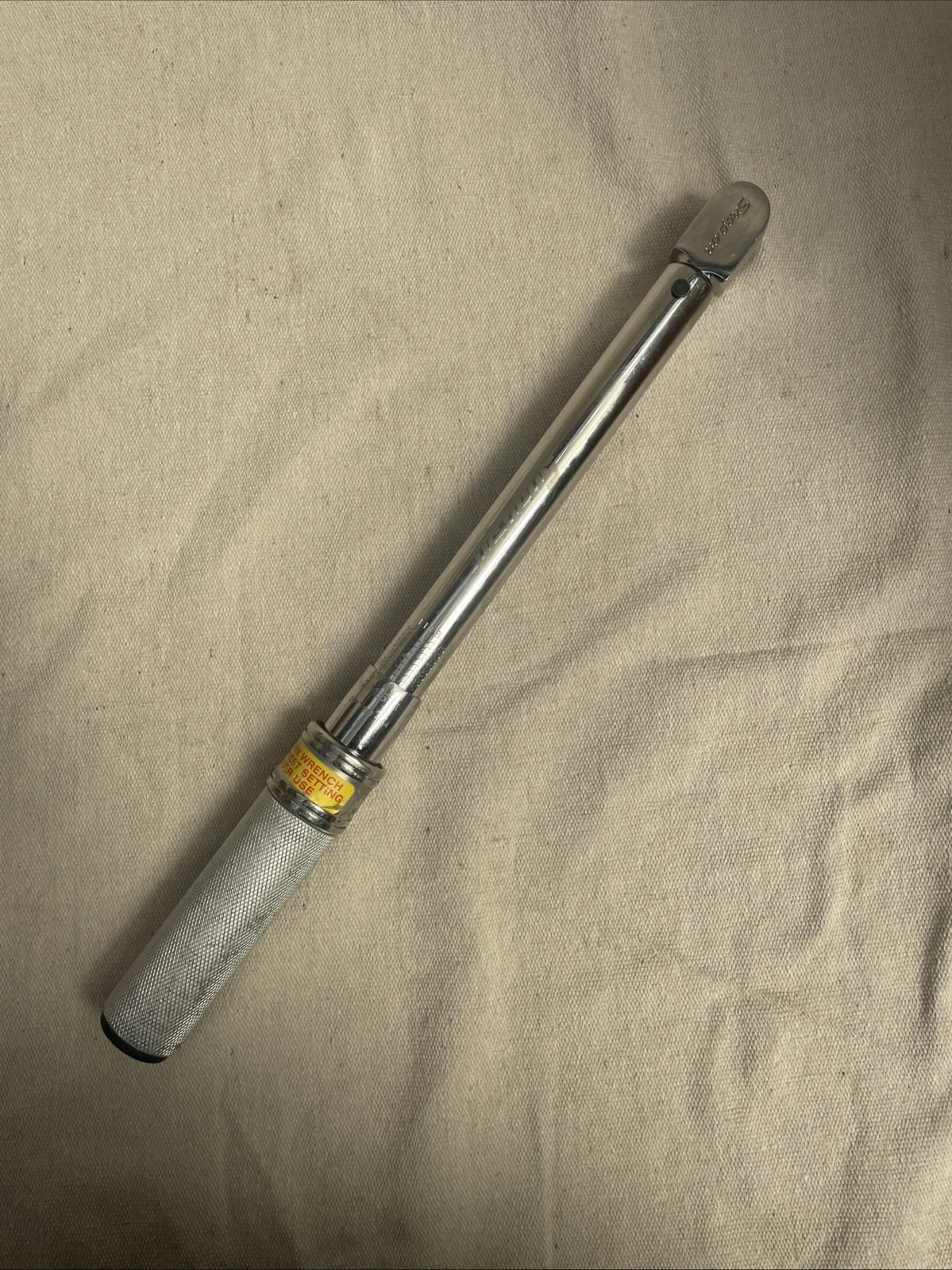 Snap On 3/8" Drive Click-Type Fixed Head  Torque Wrench (5-75 ft-lb) QD275A