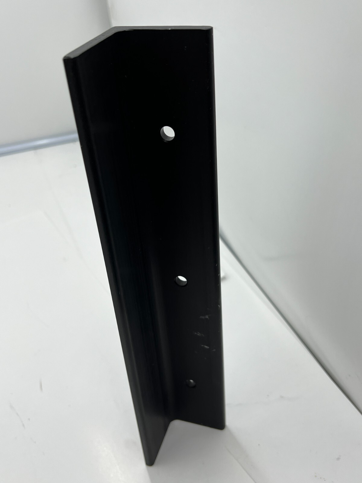 Securitron HEB-2BK-12 Header Extension Bracket 2 x 2 x 12" Black Anodized Finish
