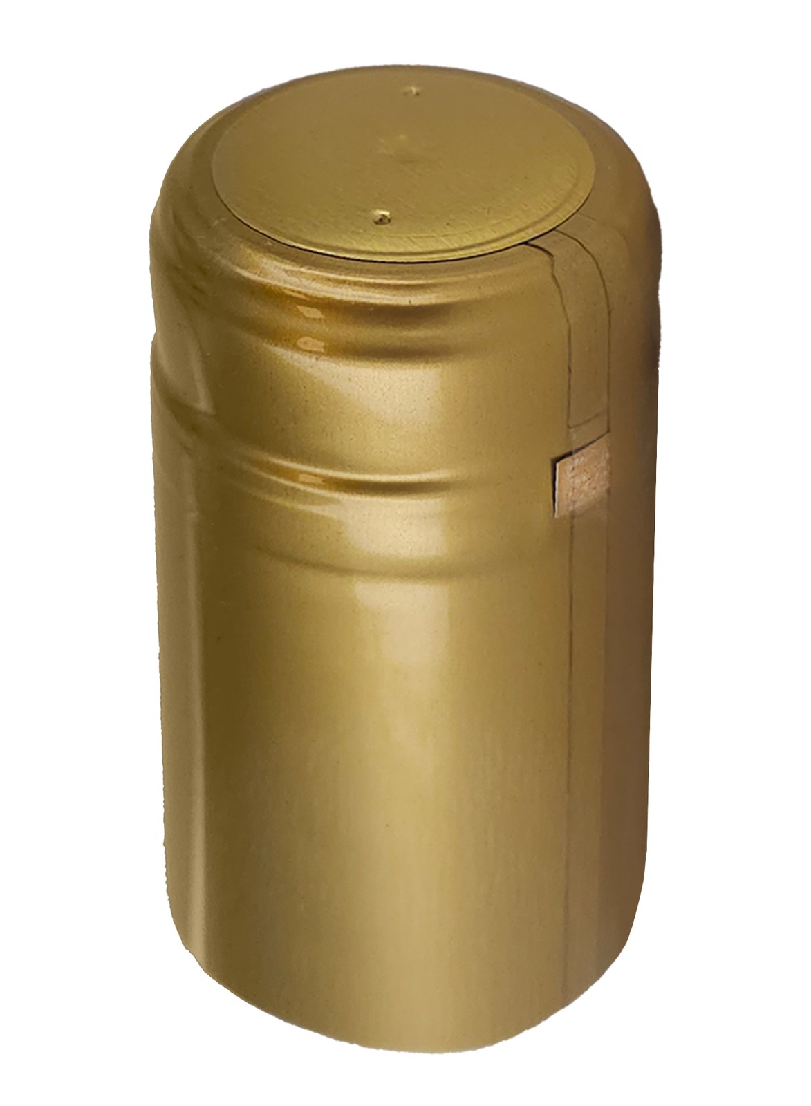 Gold PVC Shrink Capsules-500 Count