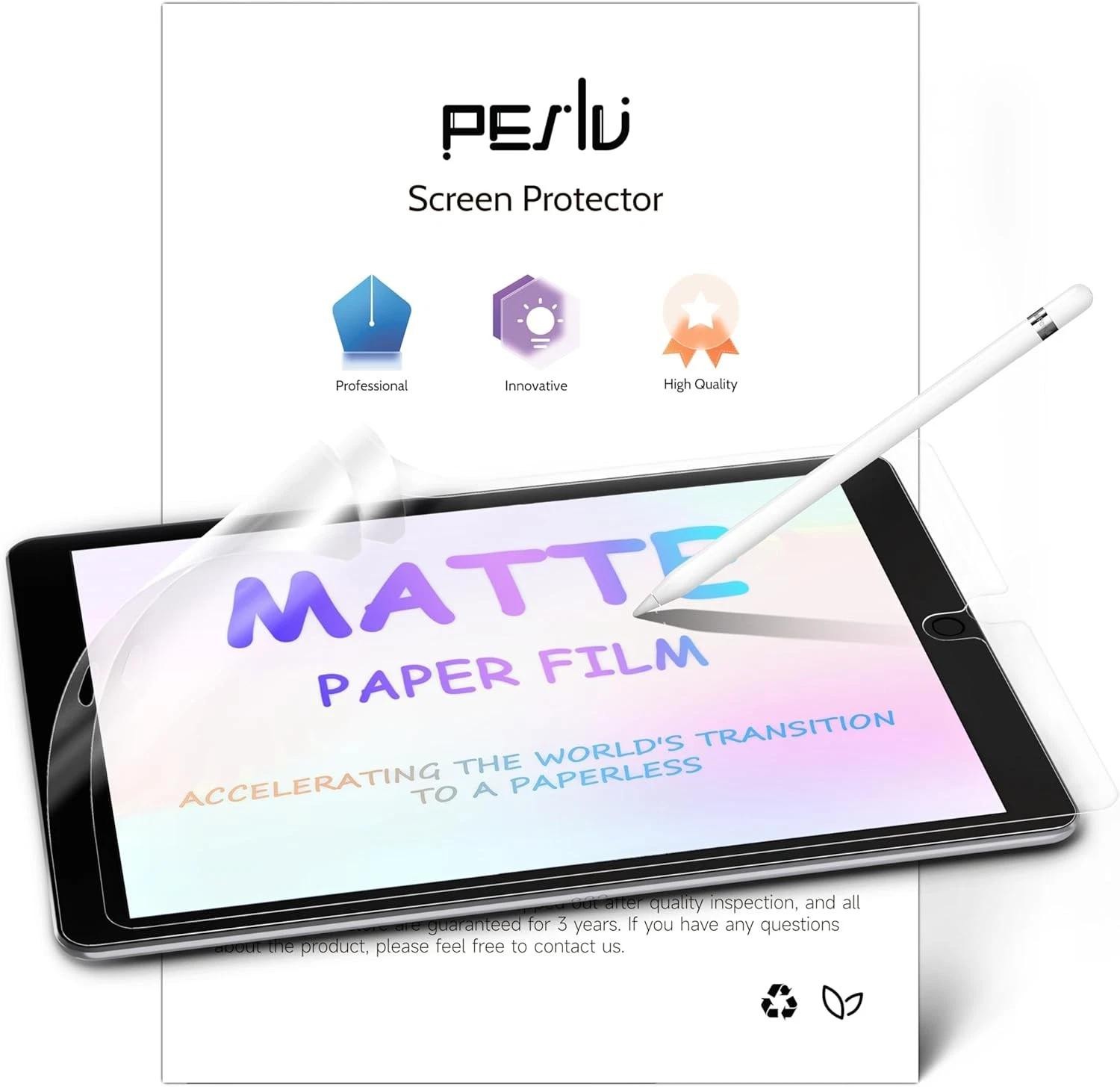2 Pack like Paper Screen Protector for Ipad 10Th 2022 10.9" & Ipad 11Th A16 2025