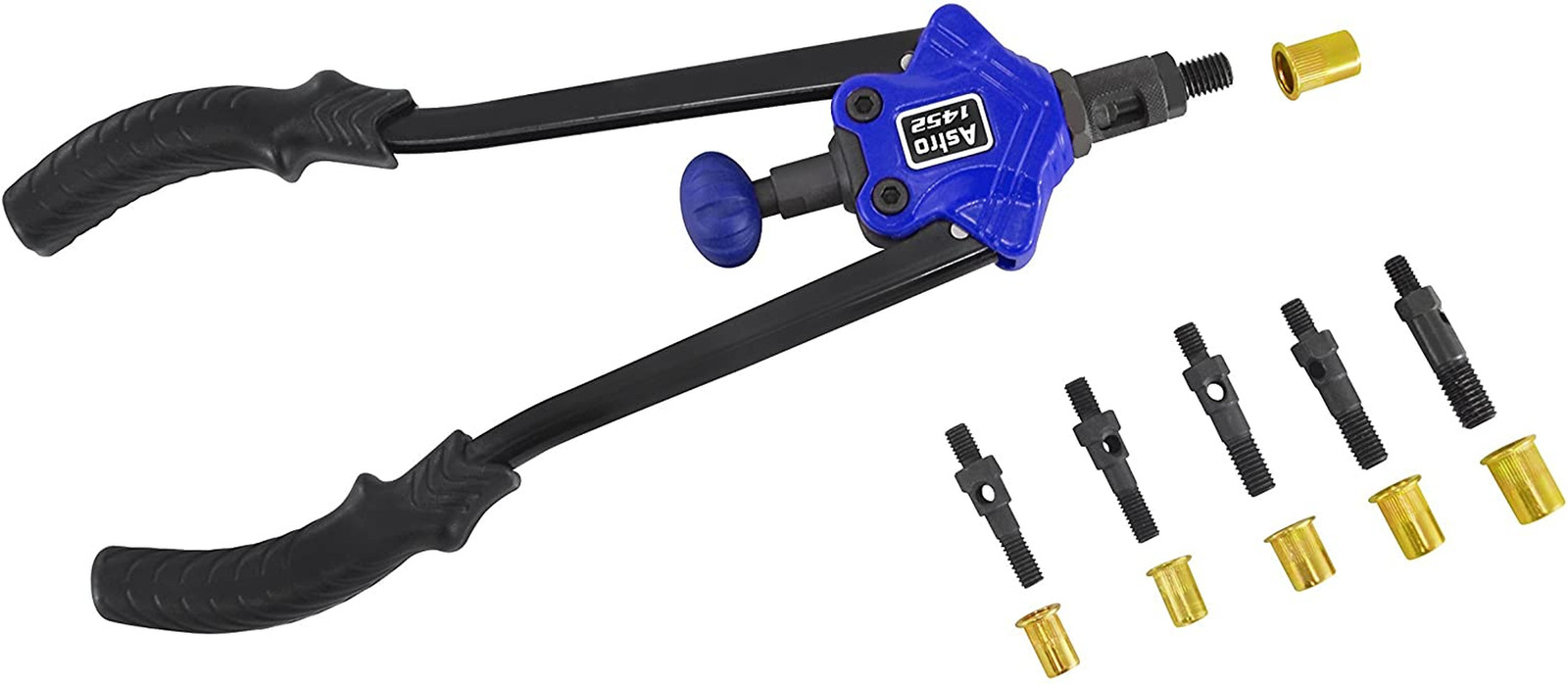 Nut Thread Setting Hand Riveter Kit Hand Tool XL Rivet 1/2in Capacity Heavy Duty