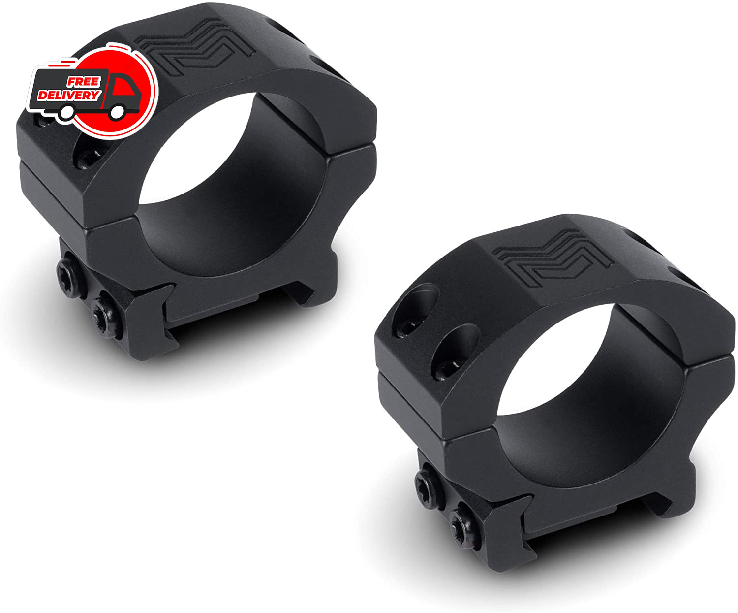 Monstrum Precision Picatinny Scope Rings | 1 Inch Diameter