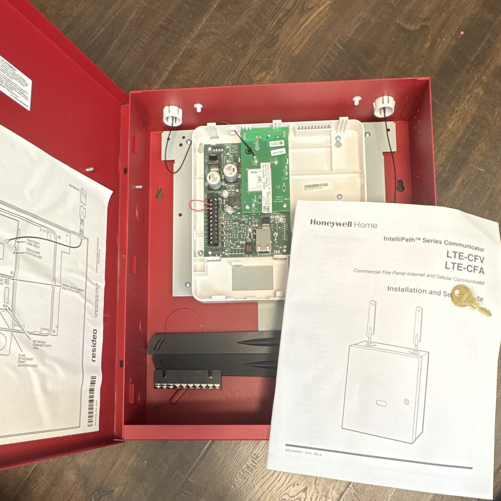 Honeywell IntelliPath Series LTE-CFV LTE-CFA Control Panel & Keypad Communicator