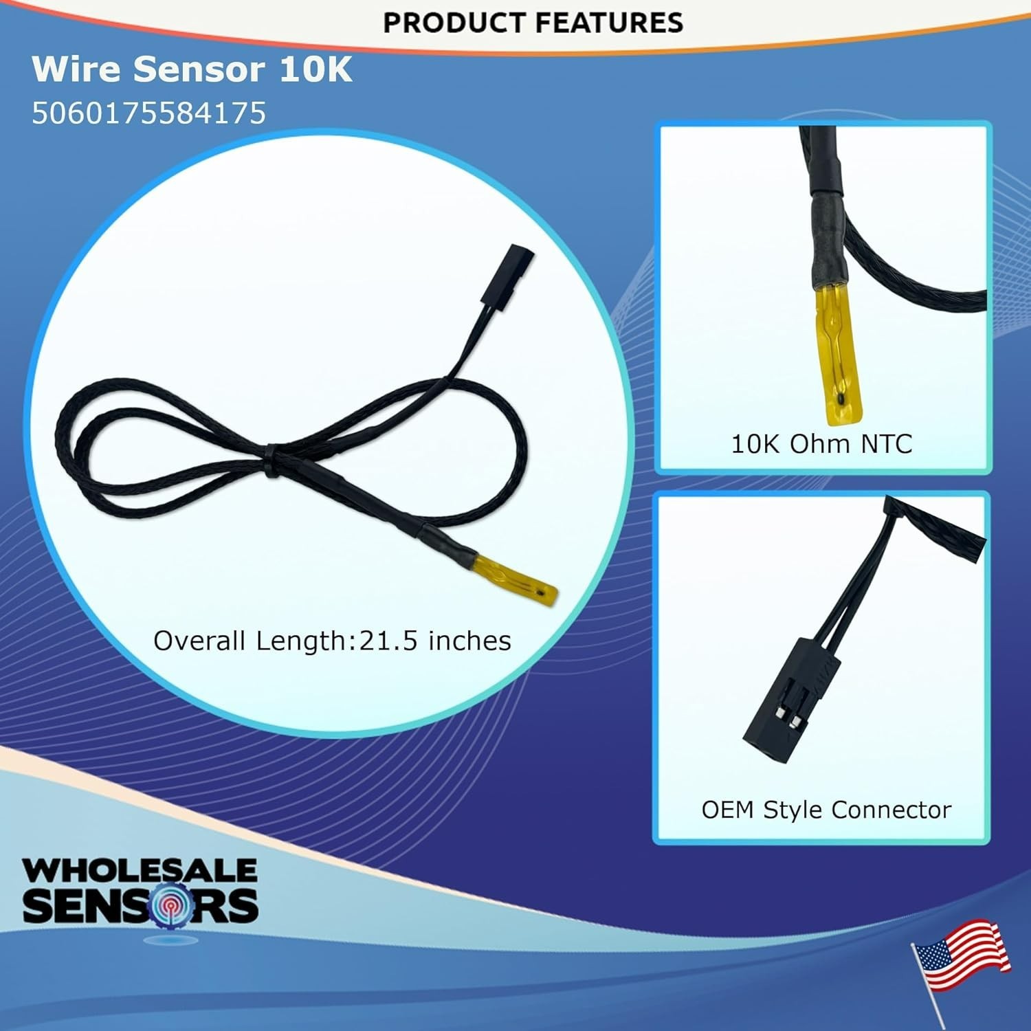 10K Temperature Sensor Replacement for XSPC - Accurate & Durable Solution