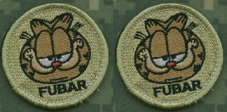 Syria DAESH WHACKER© GREEN BERETS SFG ADVISERS vêlkrö 2" 2-TAB: Garfield FUBAR