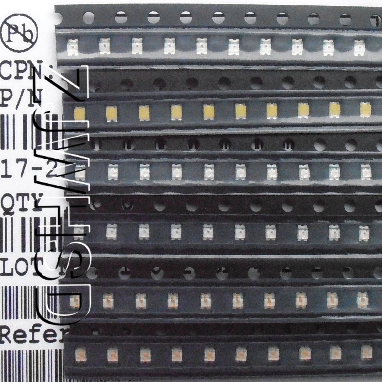 150pcs 6value 0805 SMD LEDs Kit White Purple Orange Blue Green Red Super Bright