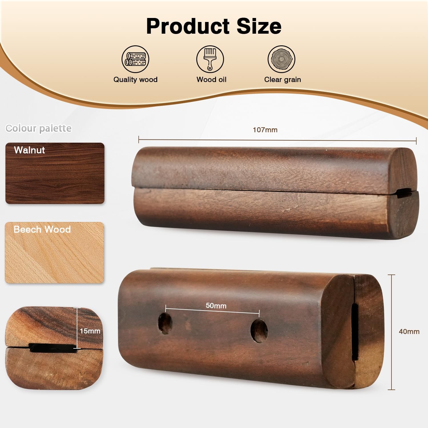 Wooden Handle Replacement, Large Green Egg Accessories, Compatible with X-Lar...