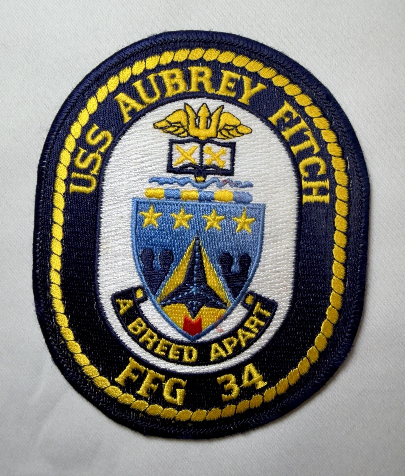 NEW US Navy USS AUBREY FITCH FFG-34 5” Height X 4” Length  Patch