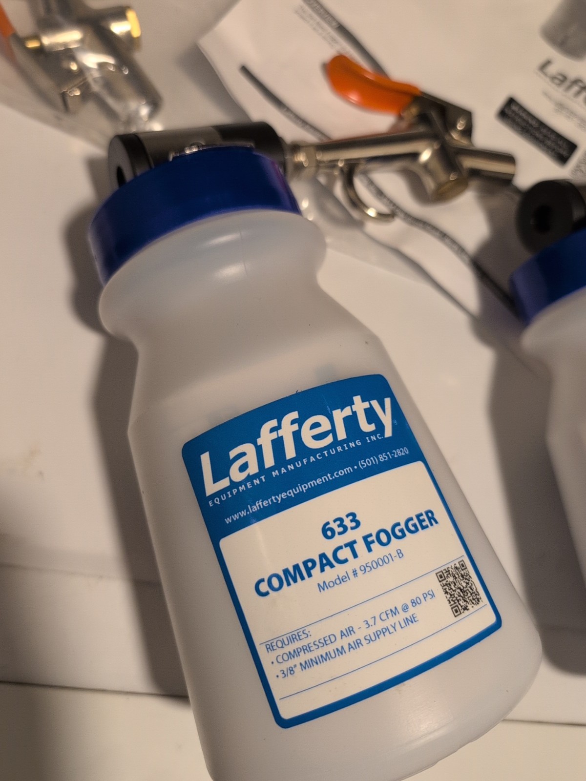 Lafferty LAVO Fogger Mister Pneumatic Model 950600 394 Blast Fogger