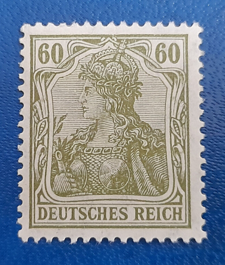 Stamp Germany Deutsches Reich Germania 60 Pfennig 1920 Mi. Nr. 147 (29034)