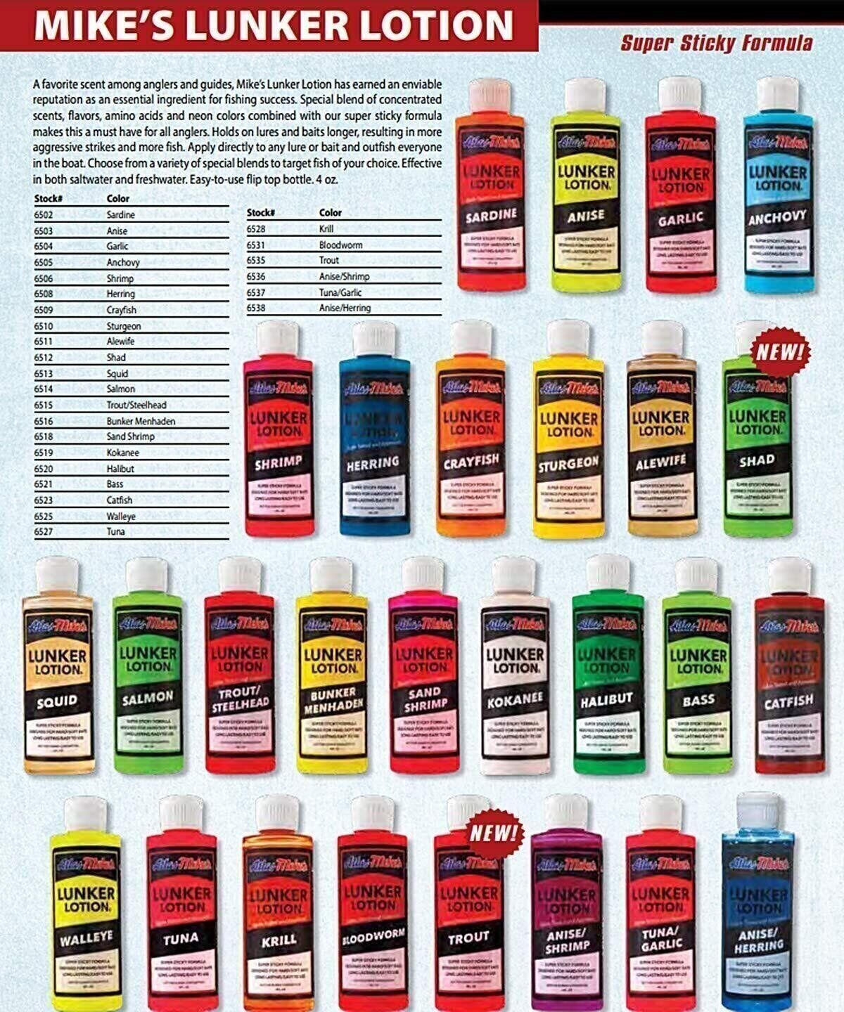 Atlas Mike's 6509 Lunker Lotion, Crayfish