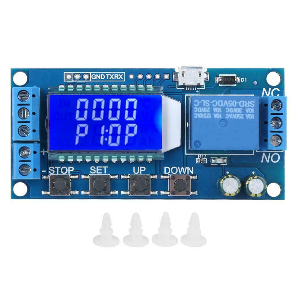 XY-LJ02 Time Delay Relay Module Control Timer Switch 6-30V Trigger Loop Timing