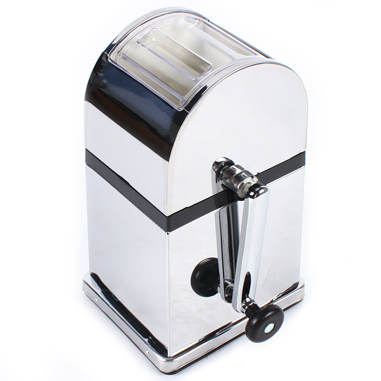Hand Cranked Ice Crusher Ice Crusher Shaver Machine Stainless Crushed Ice Maker