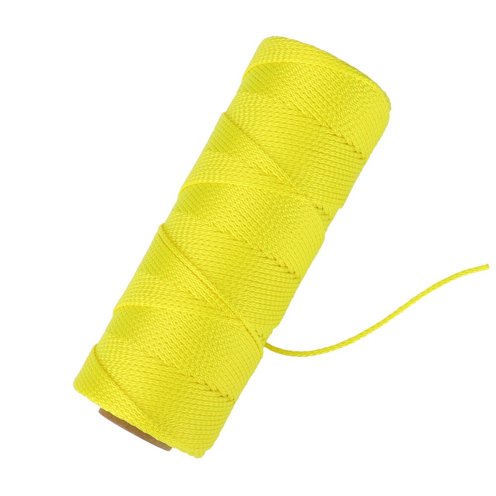Goldblatt Nylon Mason Line 18# 500FT Braided String Line Nylon Twine for Masonry