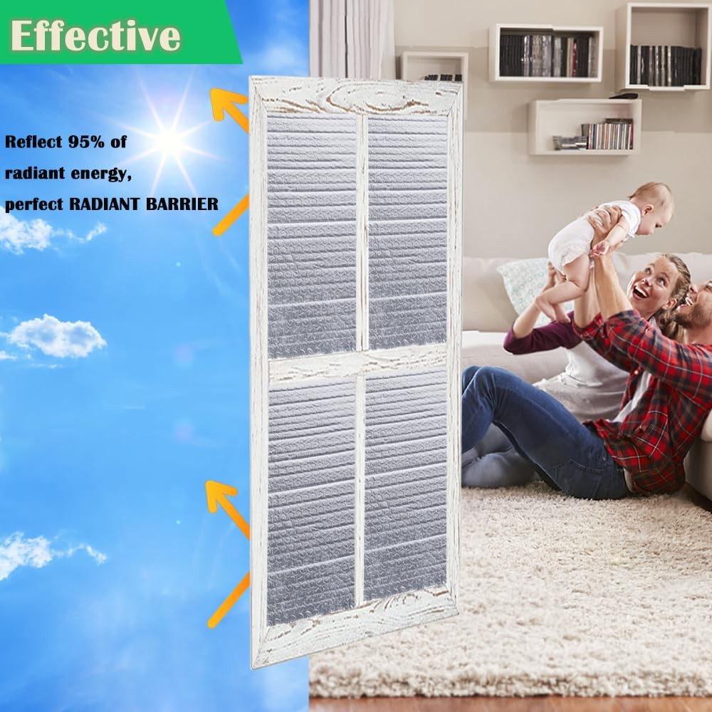24"x 10 Ft Reflective Window Insulation,Rv Insulation for Keep Heat, Double R...