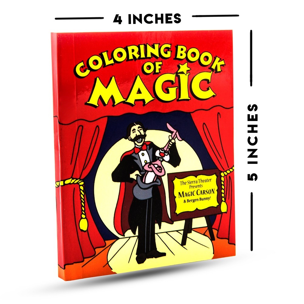 Magic Coloring Book - Pocket Size 4 x 5 in