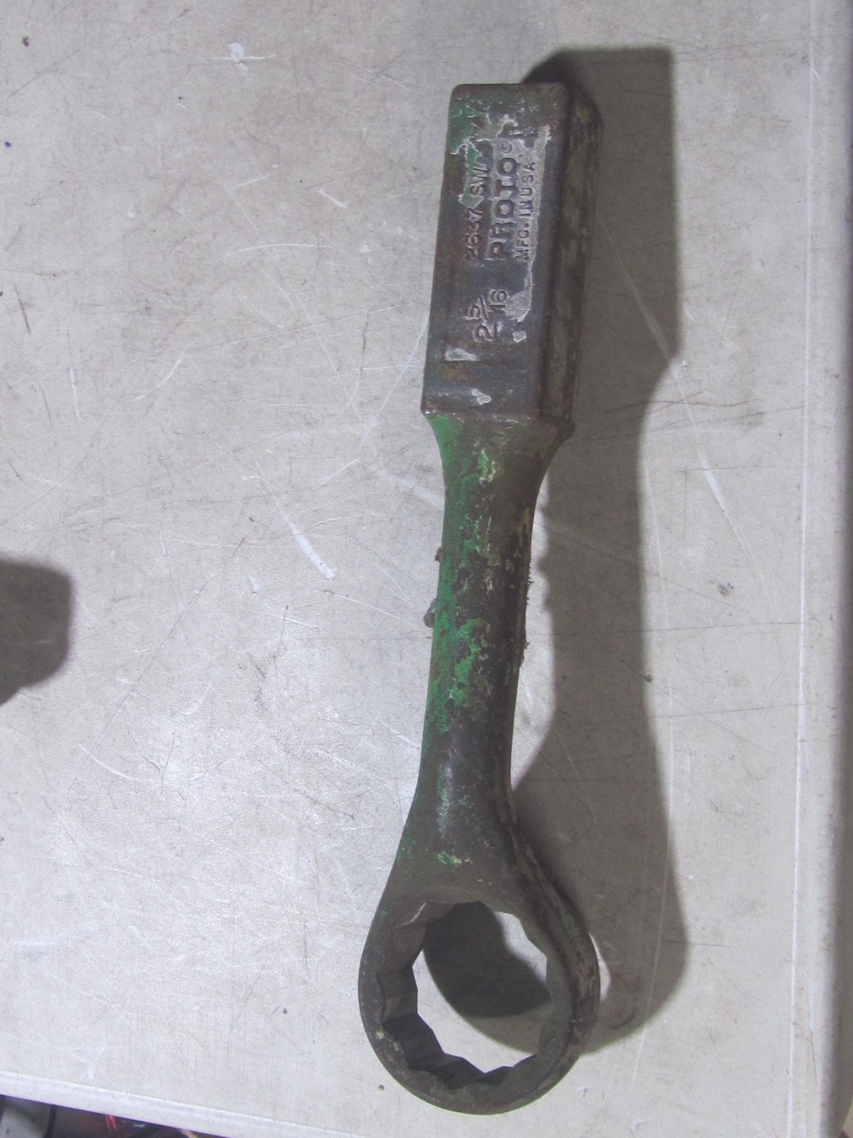 PROTO 2637SW HAMMER STRIKING FACE 2-5/16" OFFSET BOX WRENCH 12 POINT