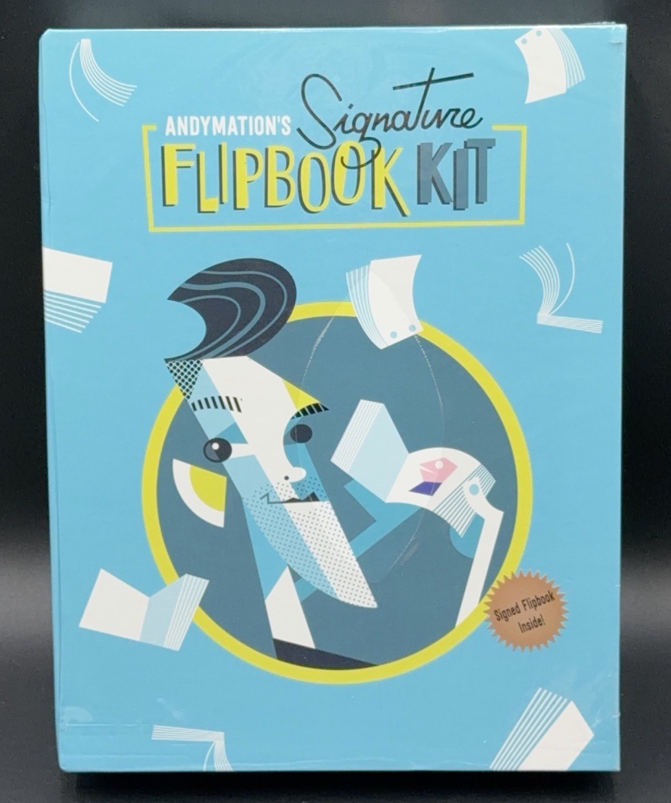 Andymation Signature Flipbook Kit For Kids & Adults For Drawing Animation Sealed