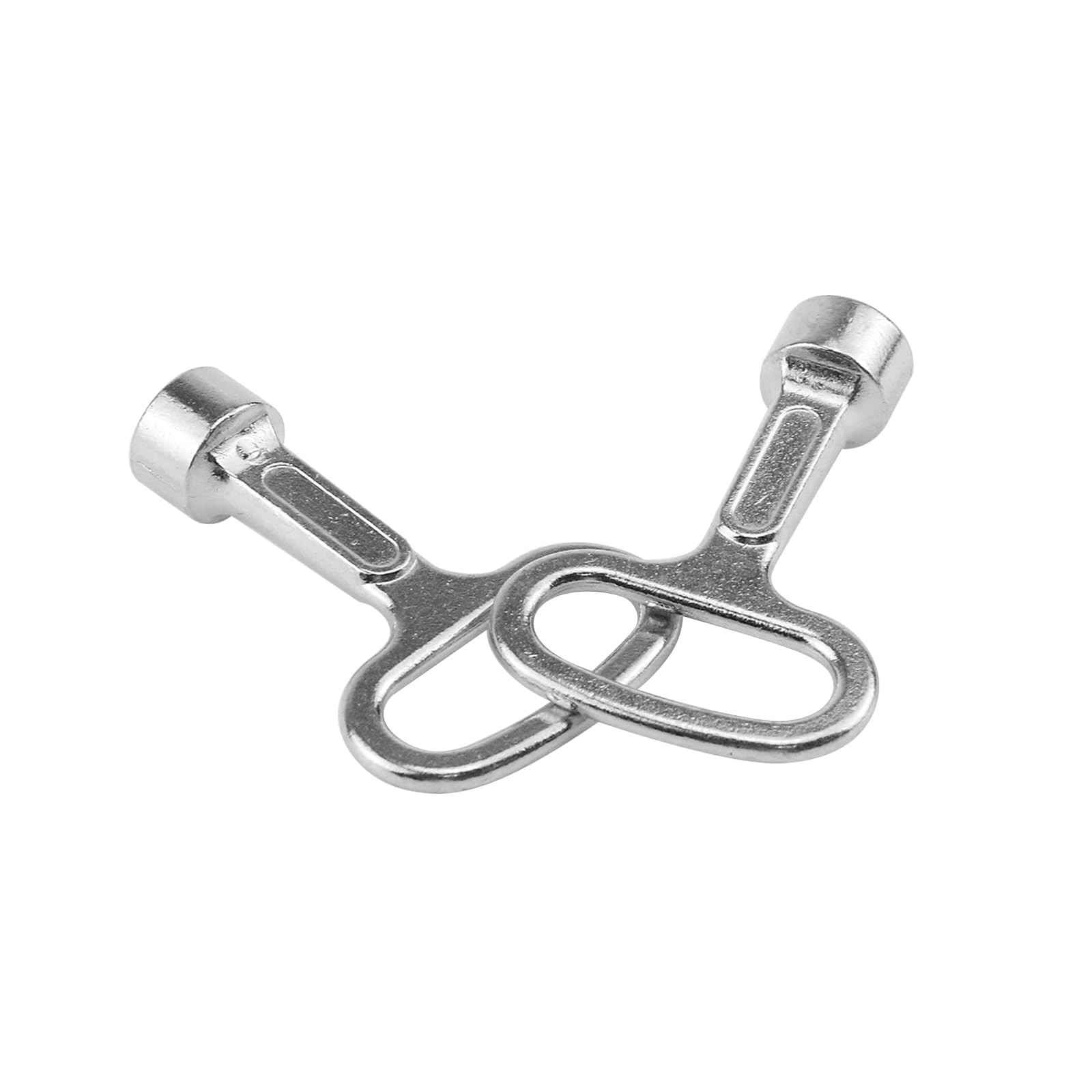 T Tulead Triangular Socket Key Triangle Cabinet Triangle,2"×1.5", Silver