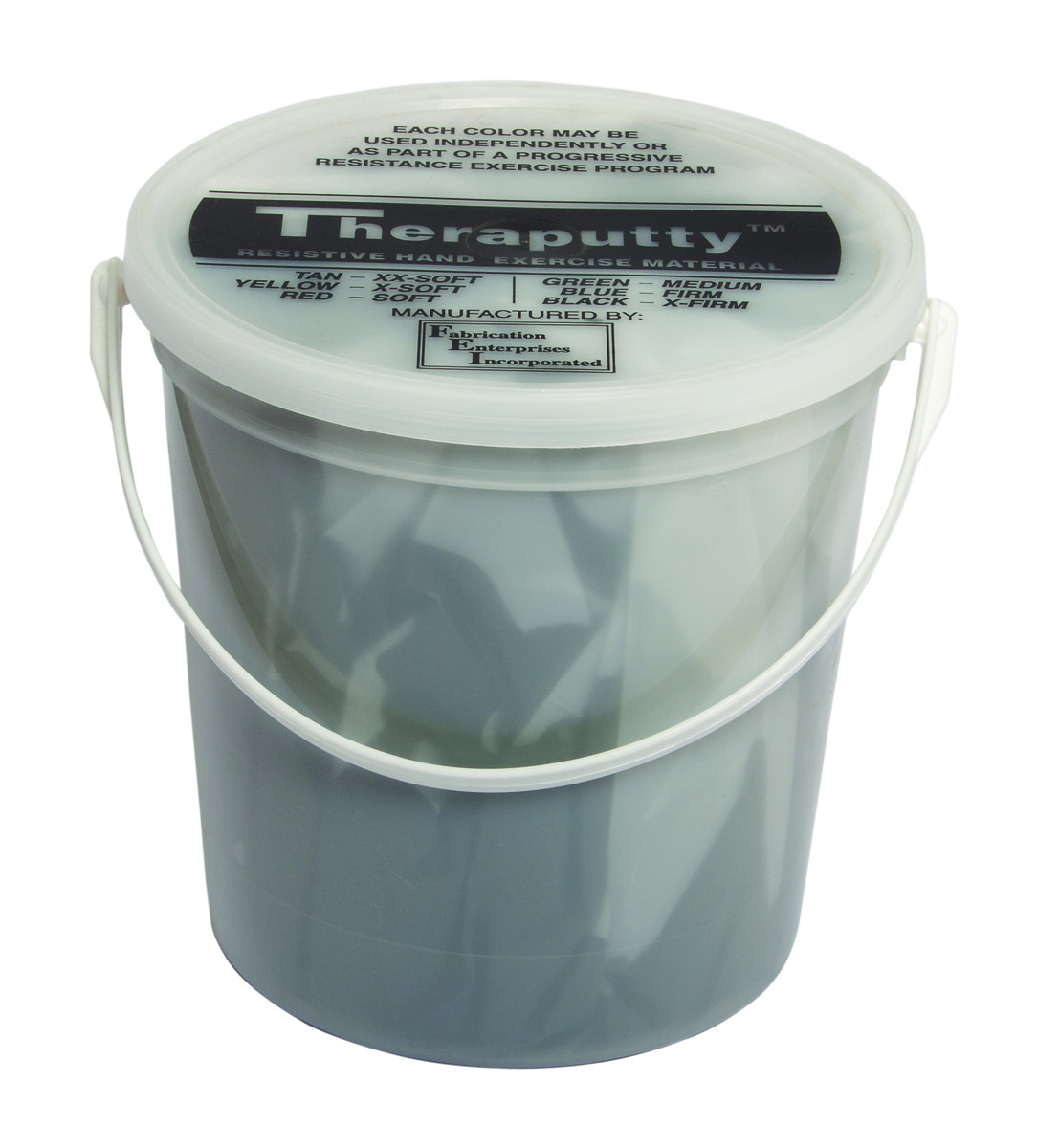 Cando Theraputty Standard Hand Exercise Putty - 5 lb - Black - X-firm