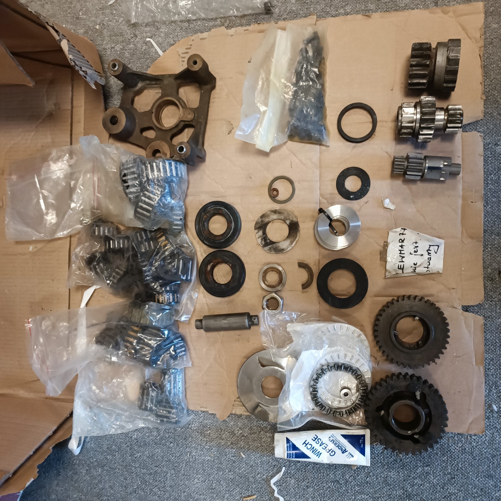 Lewmar 77 3-Speed Gear Assy Self-Tailing Chromed Bronze Ocean Winch SERVICE KIT