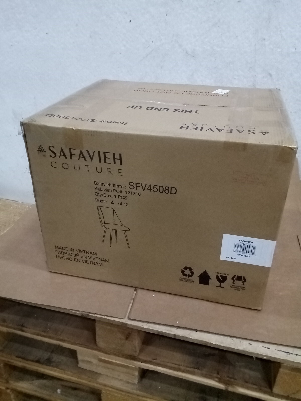 Safavieh Foster Poly Blend Dining Chair, Reduced Price 2172724945 SFV4508D