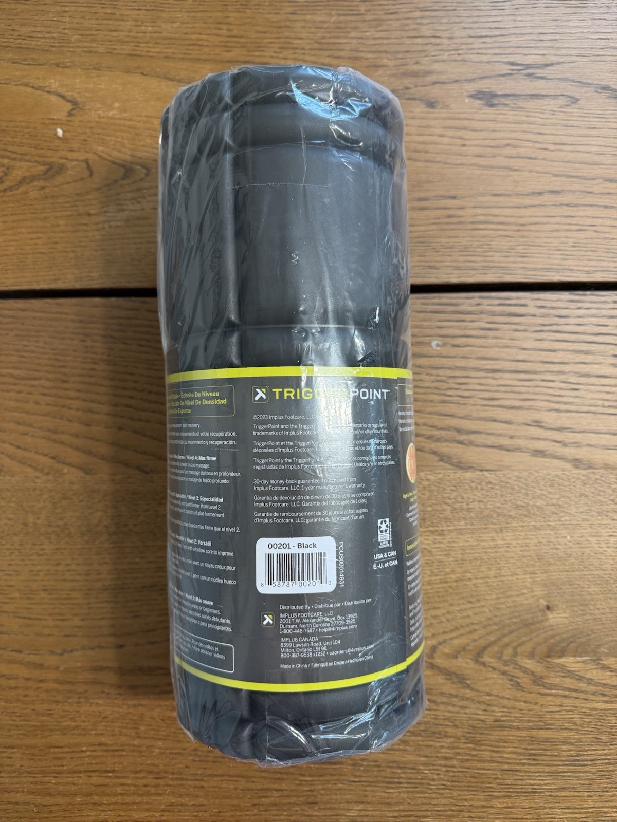 TriggerPoint GRID Massage Grid Foam Roller, Black, 13 in x 5.5 in