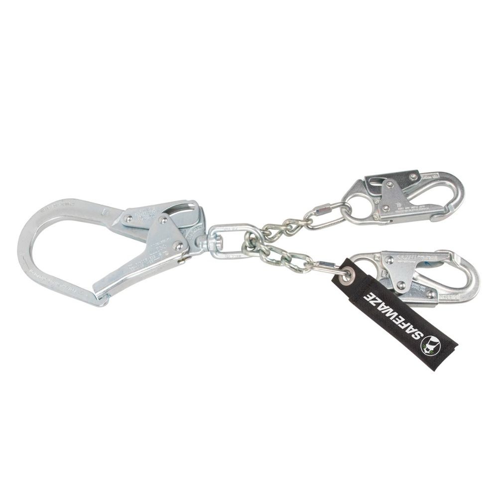 SafeWaze FS061 19in Rebar Chain Assembly with Swivel Rebar Hook