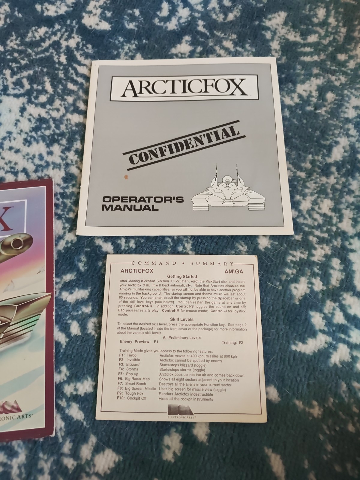 ArcticFox - Commodore Amiga Sleeve with Manual and Floppy Disc