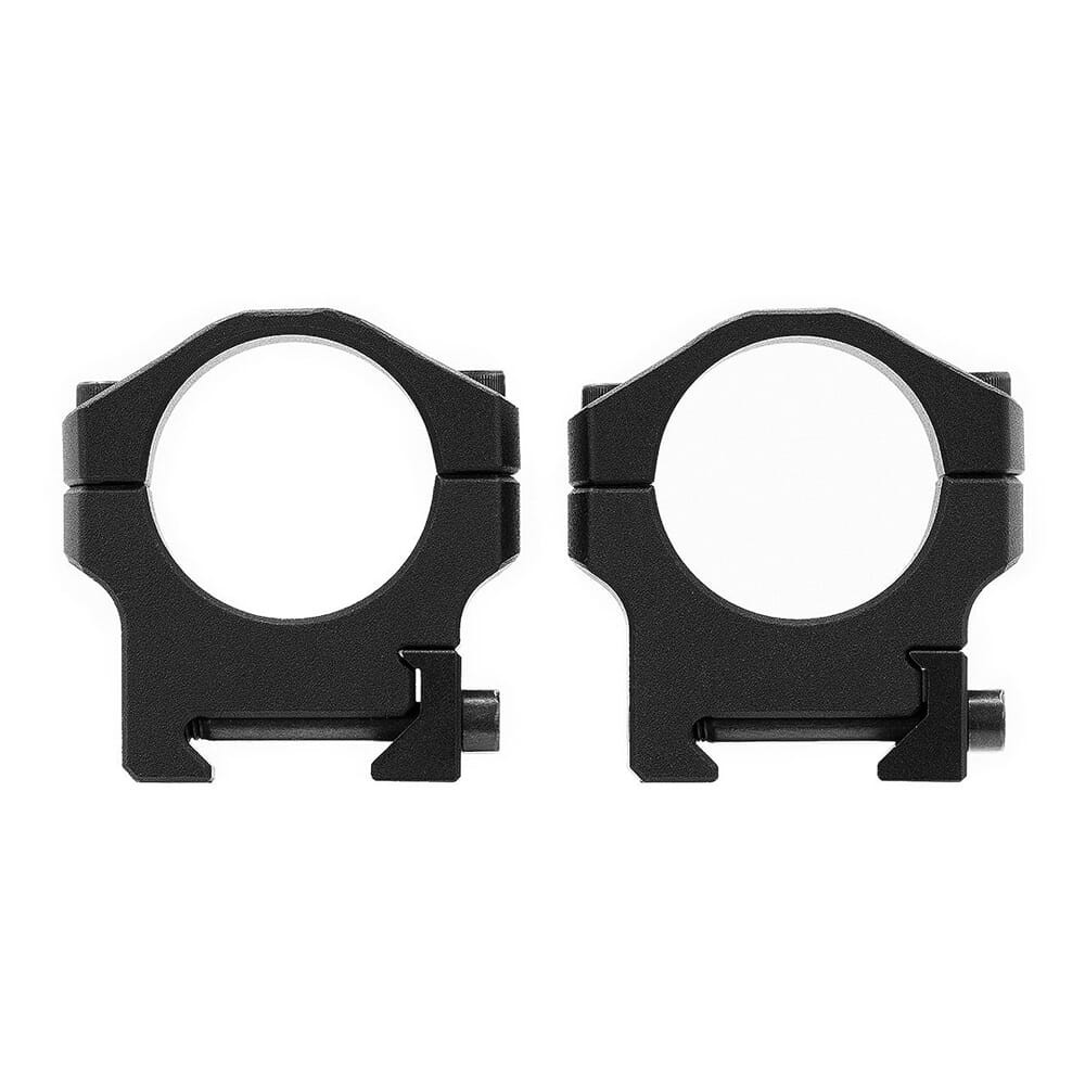 MDT Premier 34mm 1.00" Medium Black Scope Rings, 6061 Aluminum (103548-BLK)