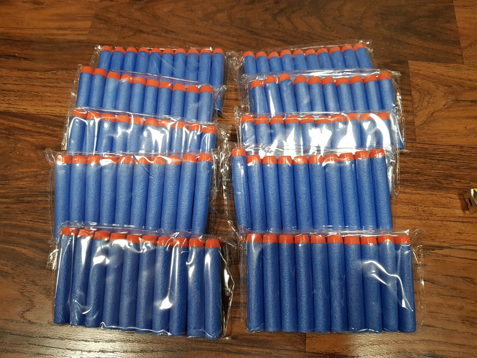 100pcs 2.75" BLUE Elite Bullet Foam Dart Refill Replacement Toy Gun Darts USA