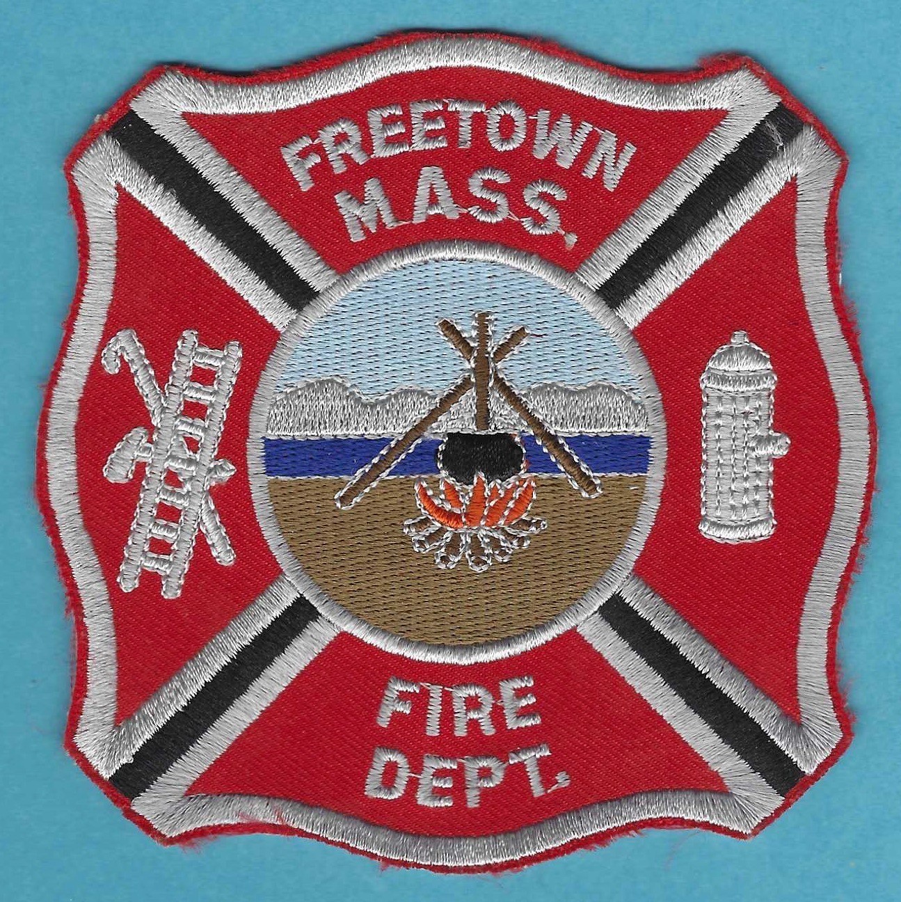 FREETOWN MASSACHUSETTS FIRE RESCUE PATCH